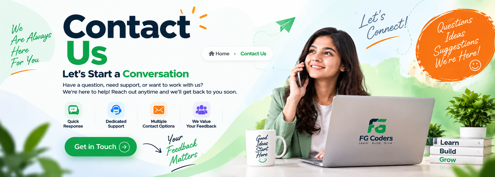 Contact Us - FG Coders